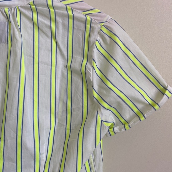 THE SHIRT by Rochelle Behrens Striped Button-Down Blouse - Picture 14 of 15